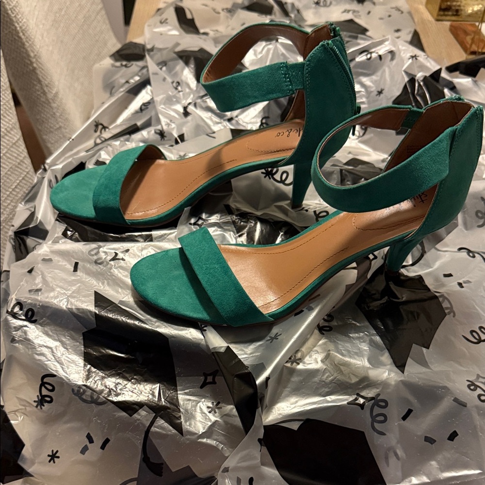 Style & Co. Green Women's Heeled Sandals